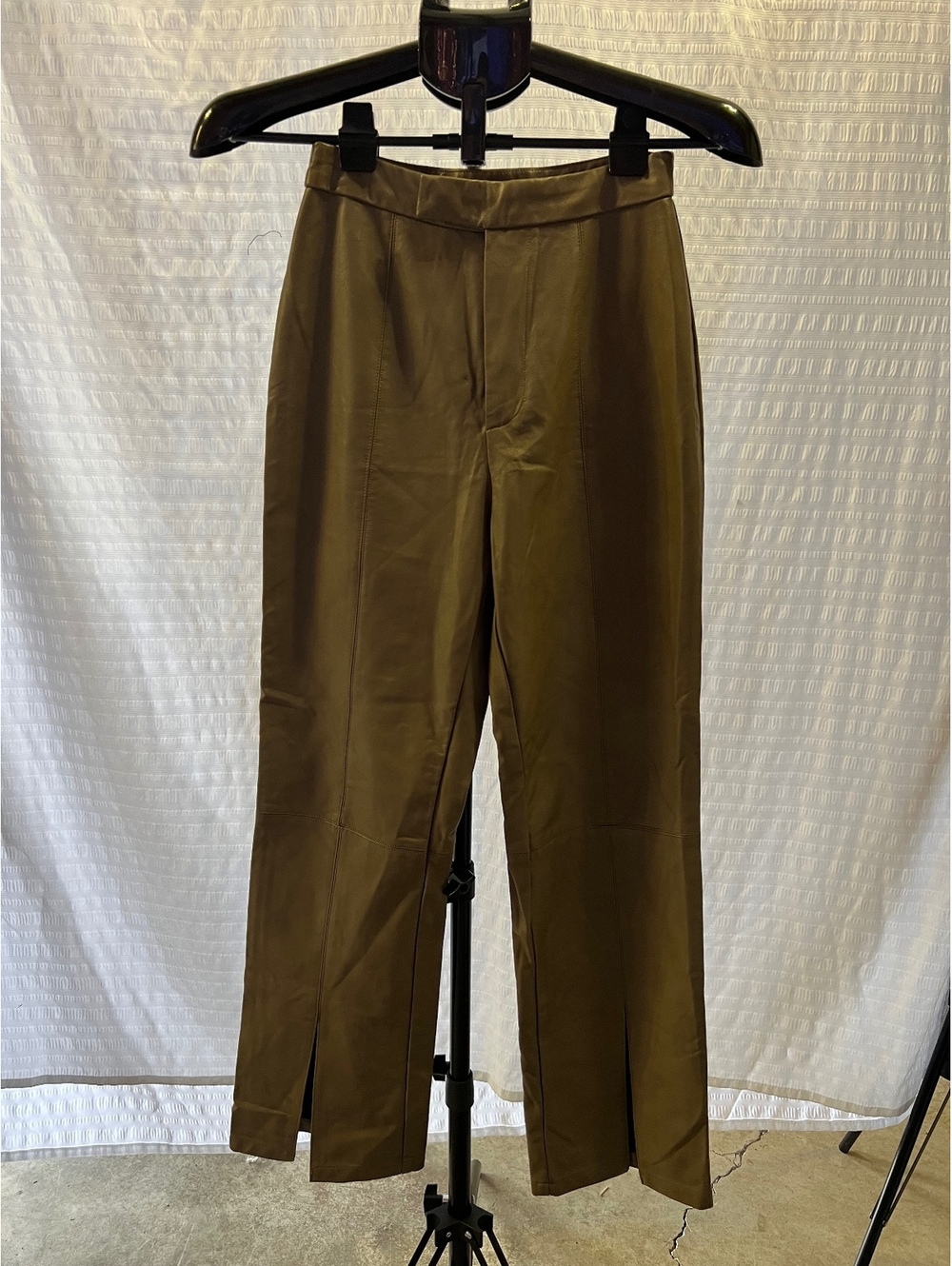 Papermoon Sz Sm Faux Leather-Looking Pants